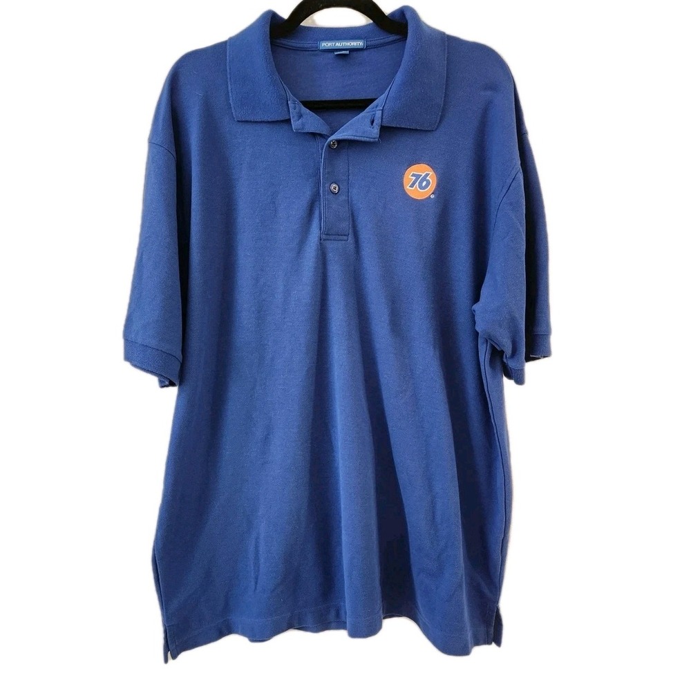 Union 76 Gas Stations‎ Mens Port Authority Employee Polo Shirt Size XLarge